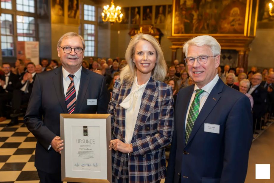 Stephanie von Bismarck at the Courage Prize ceremony