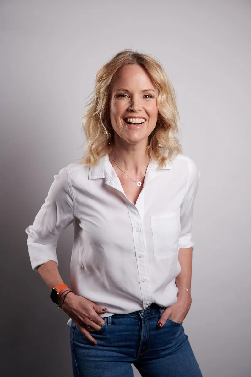 Stephanie von Bismarck speaking at an event