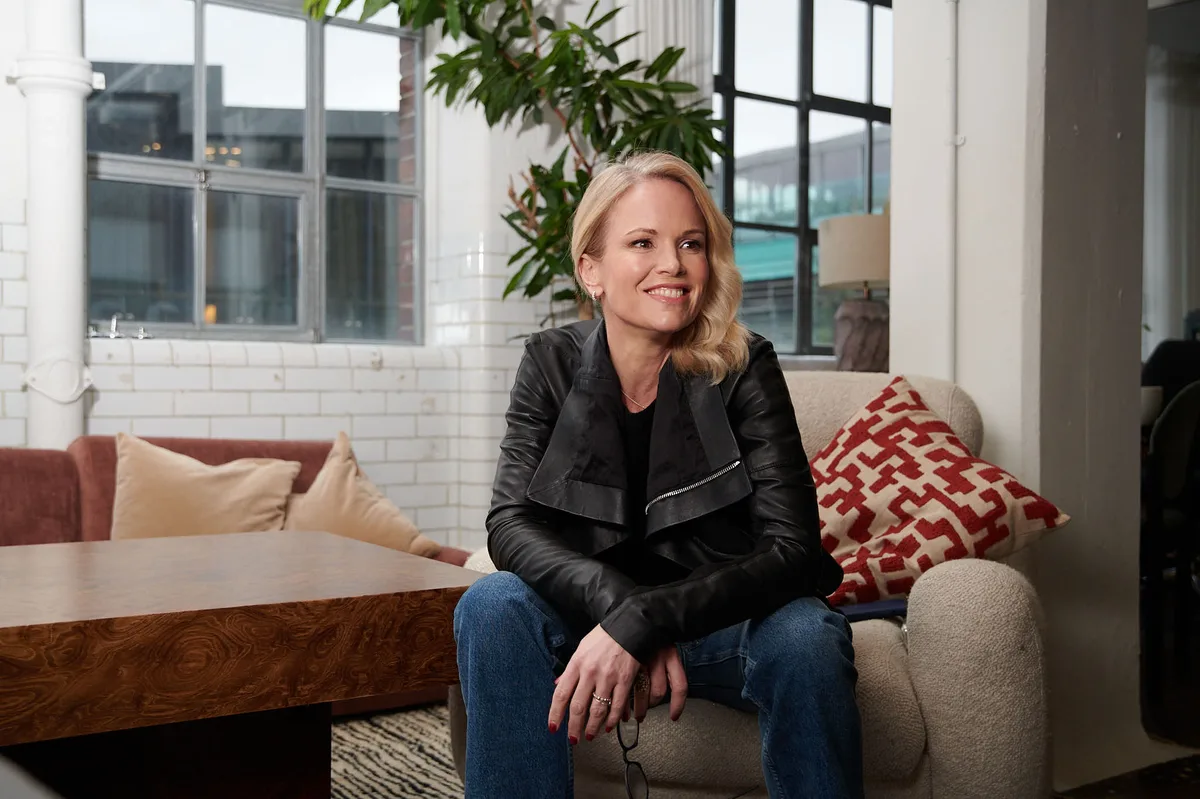 Stephanie behind the scenes