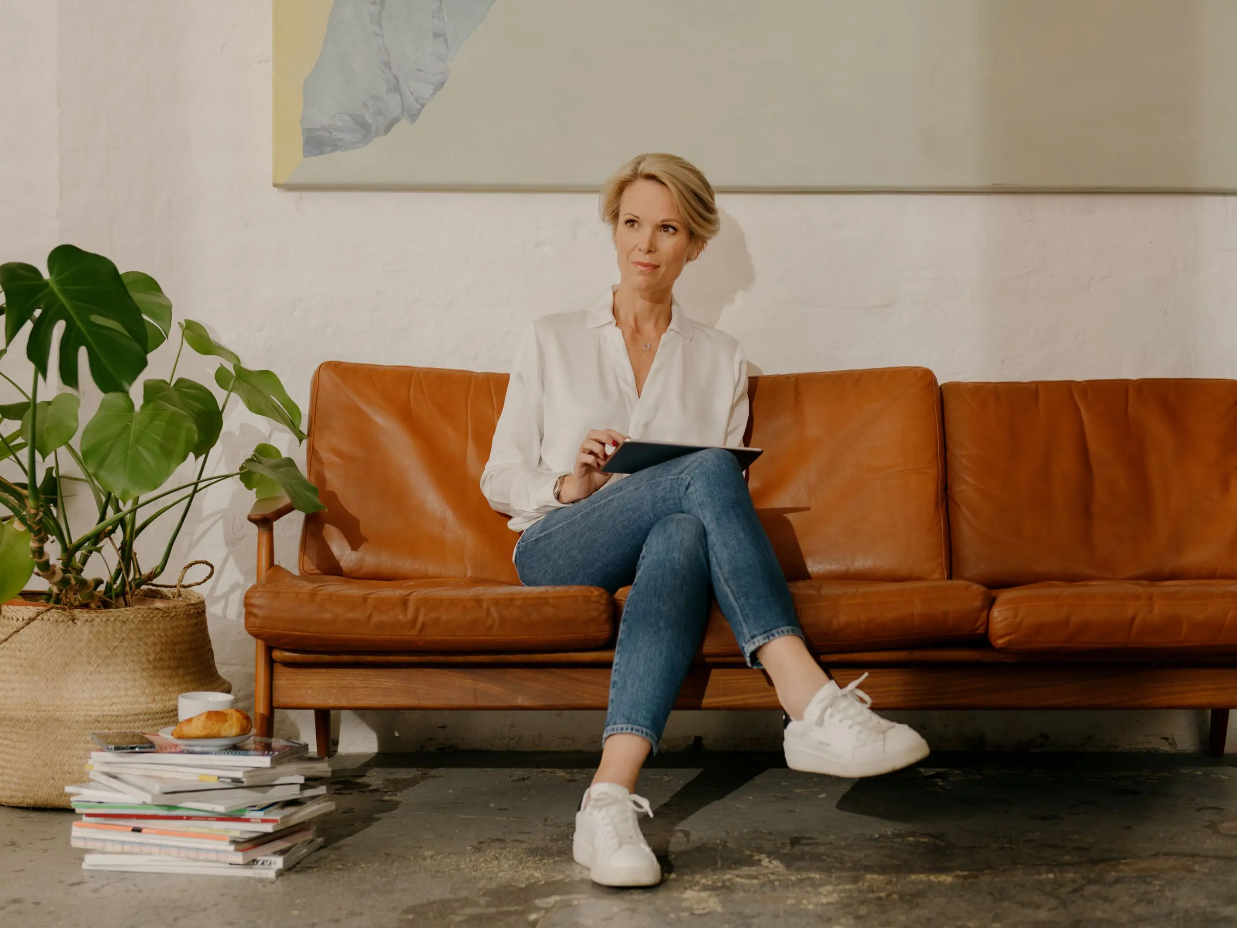 Stephanie speaking at event